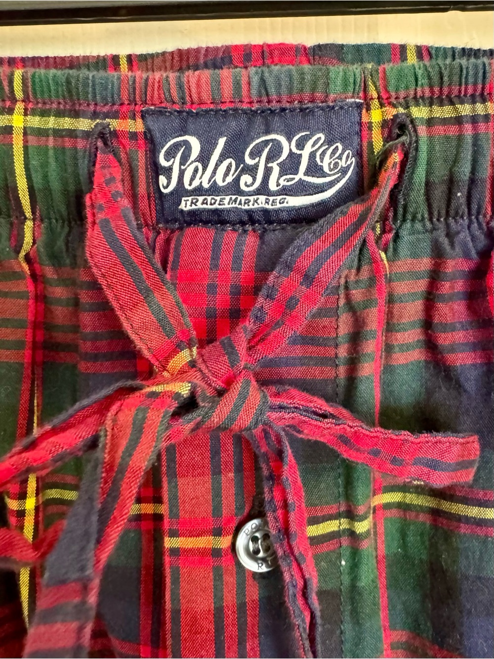 Polo Ralph Lauren Pony Player Woven Plaid Pajama Pant - Size XL - Picture 5 of 6